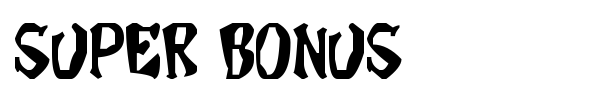 Super Bonus font preview